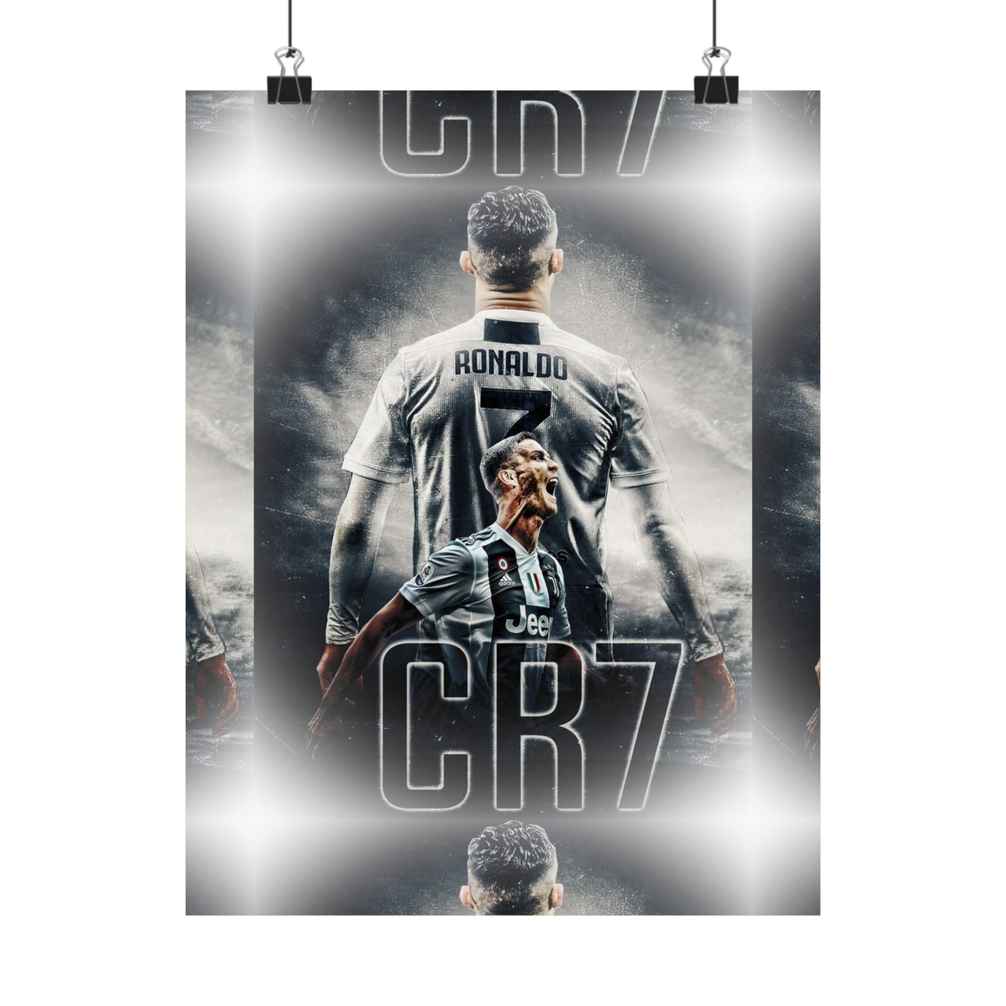 Cristiano Ronaldo Matte Vertical Posters