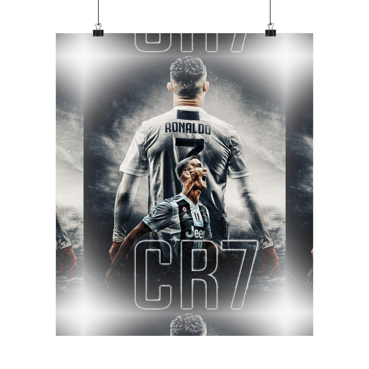 Cristiano Ronaldo Matte Vertical Posters