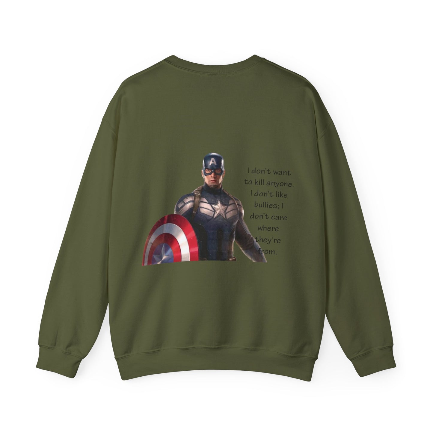 Captain Amerika Unisex Heavy Blend™ Bisiklet Yaka Tişört