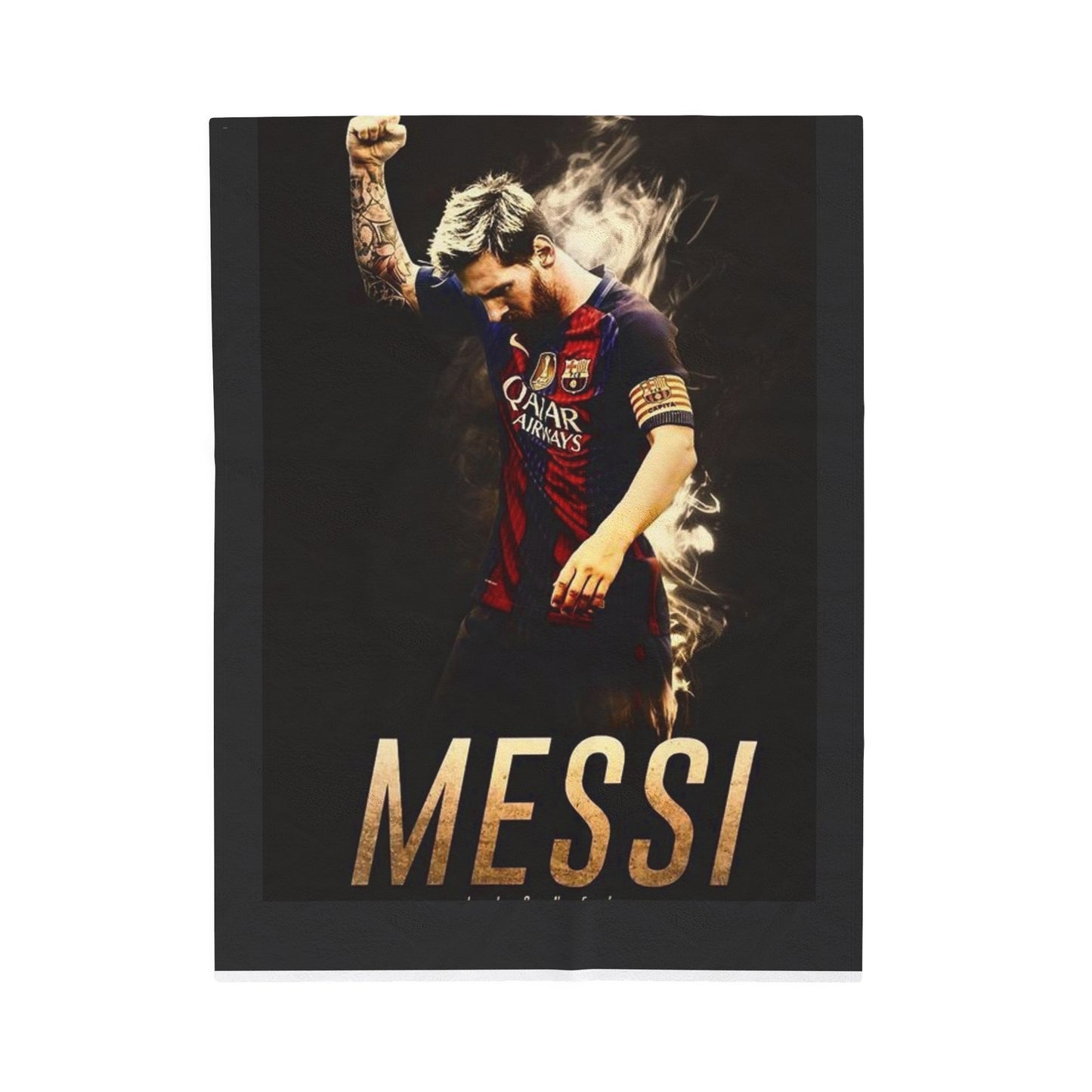 Lionel Messi Velveteen Plush Blanket