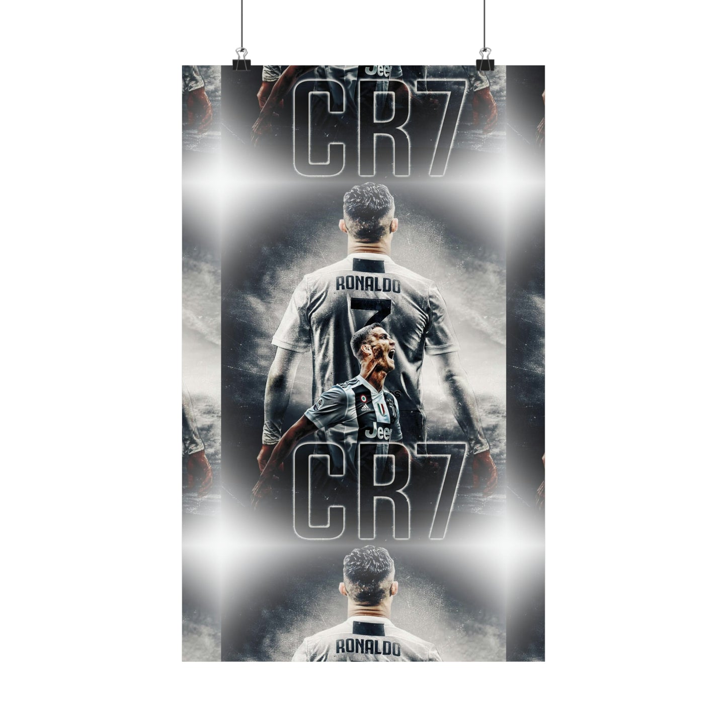 Cristiano Ronaldo Matte Vertical Posters