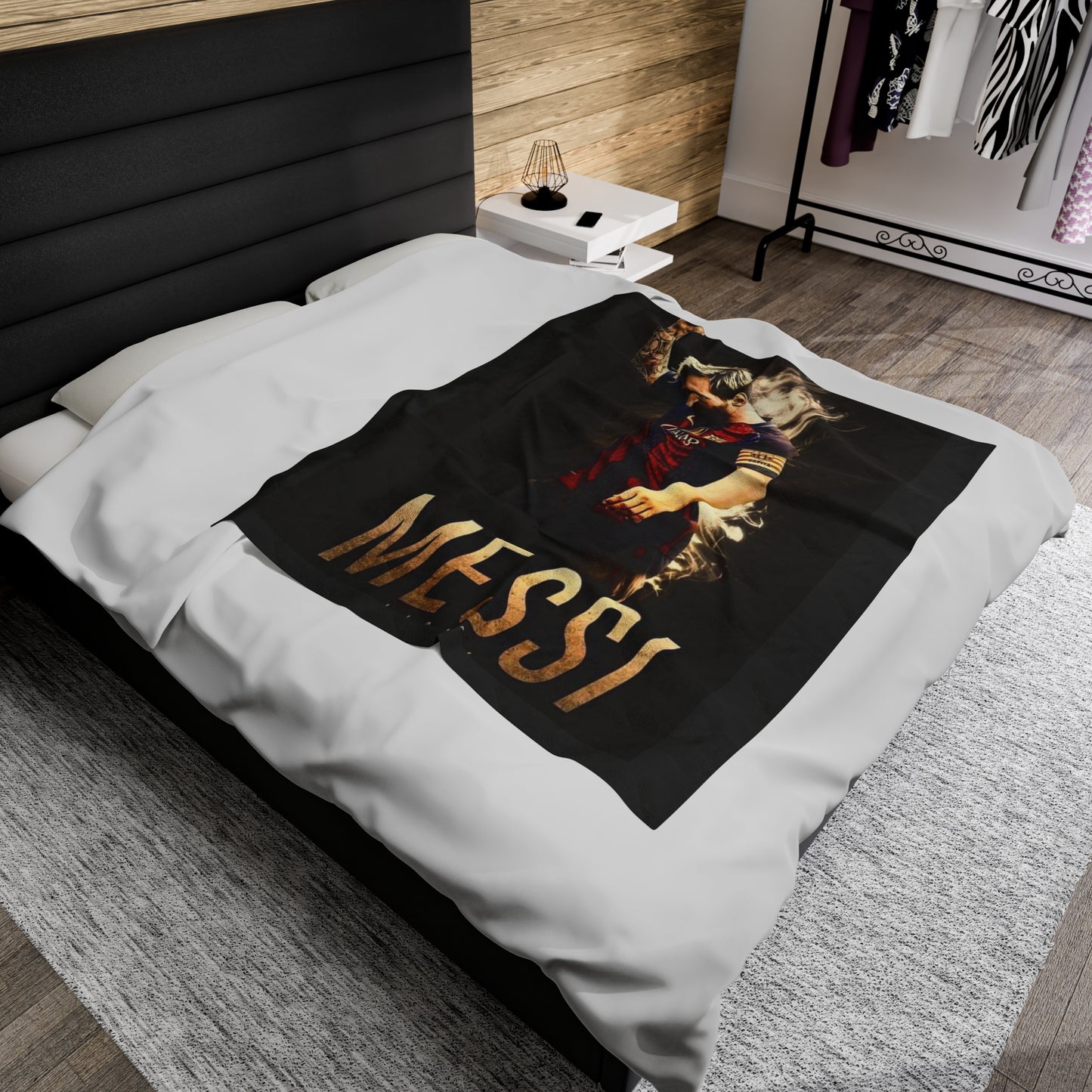 Lionel Messi Velveteen Plush Blanket