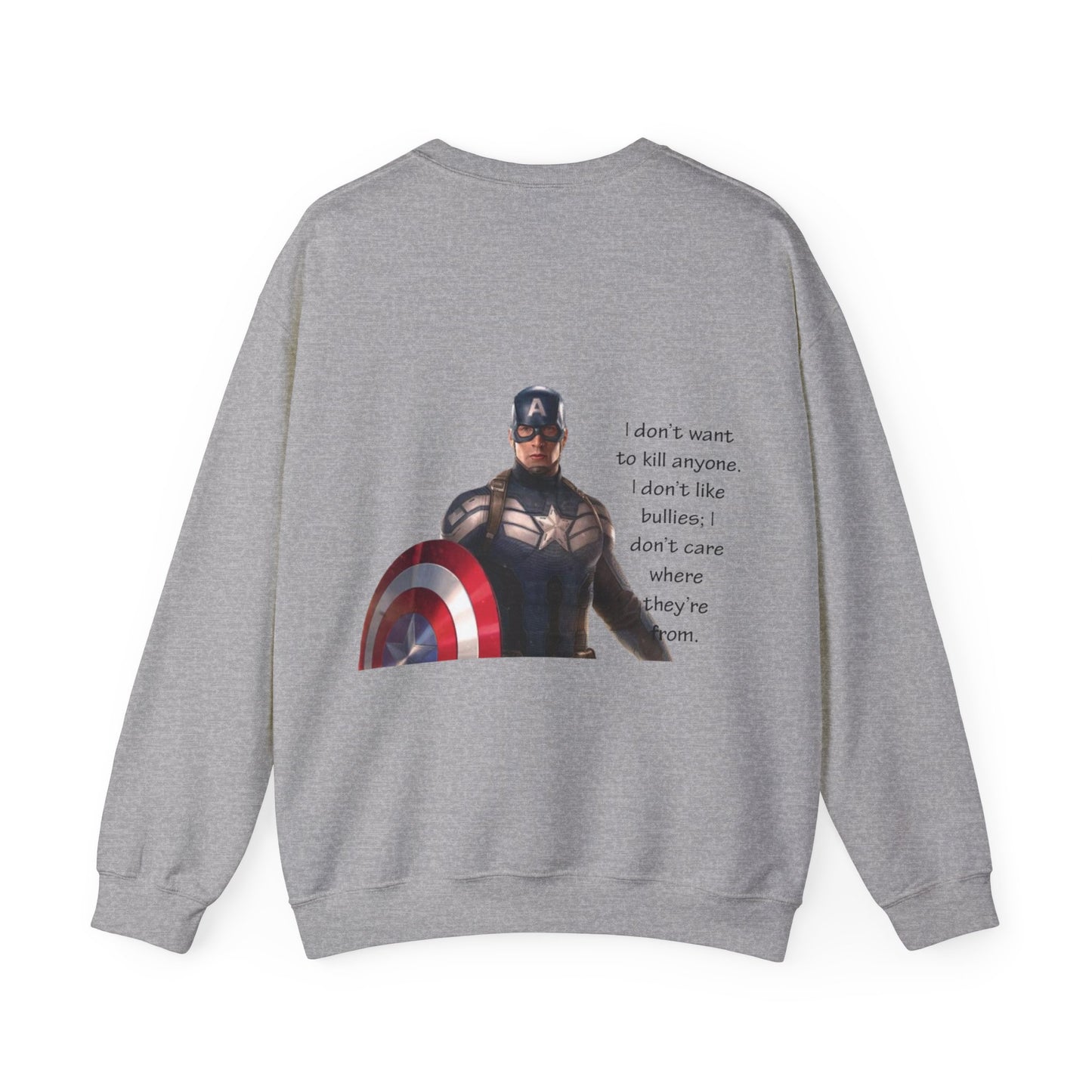 Captain Amerika Unisex Heavy Blend™ Bisiklet Yaka Tişört