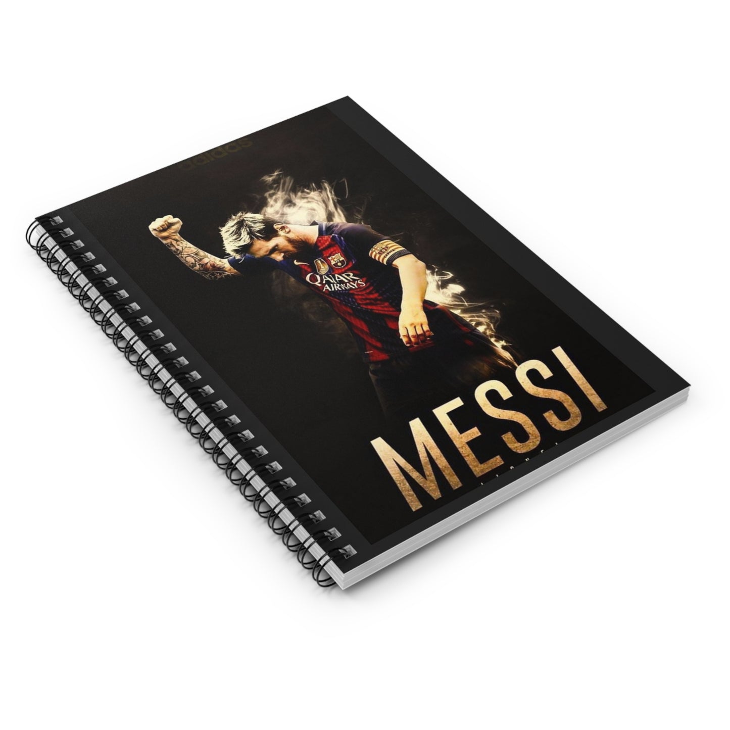 Lionel Messi Spiral Defter - Çizgili Çizgi