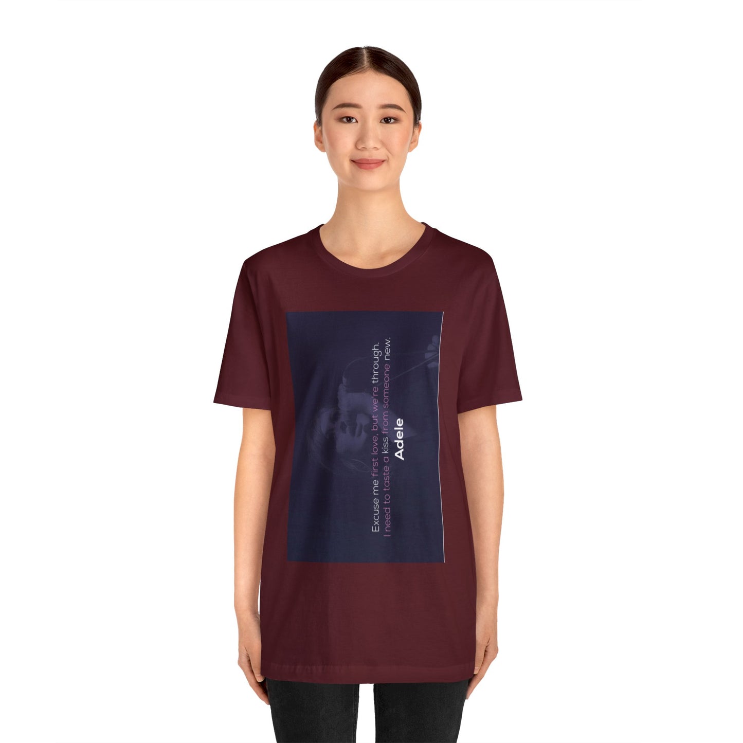 Adele Unisex Jersey Short Sleeve Tee