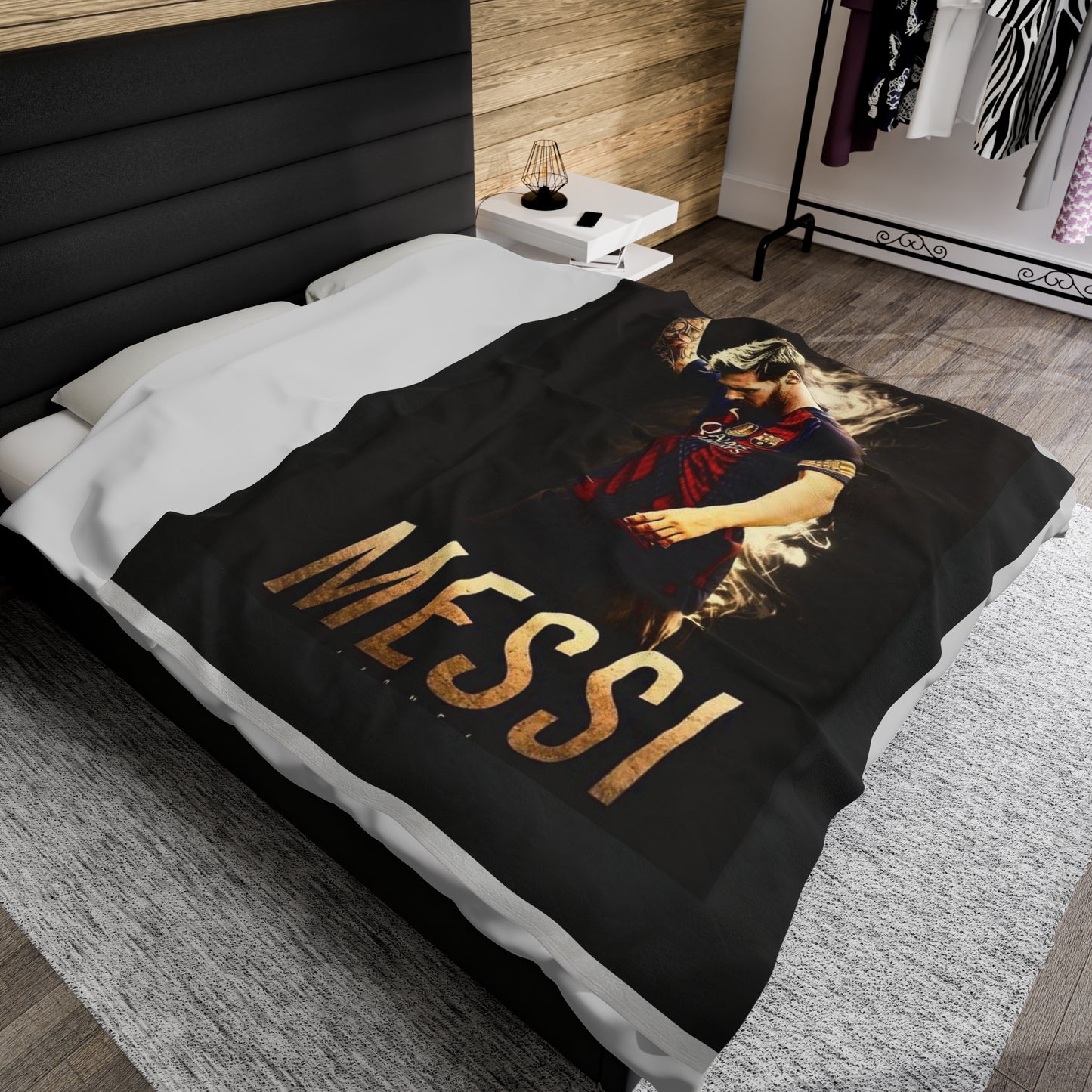 Lionel Messi Velveteen Plush Blanket