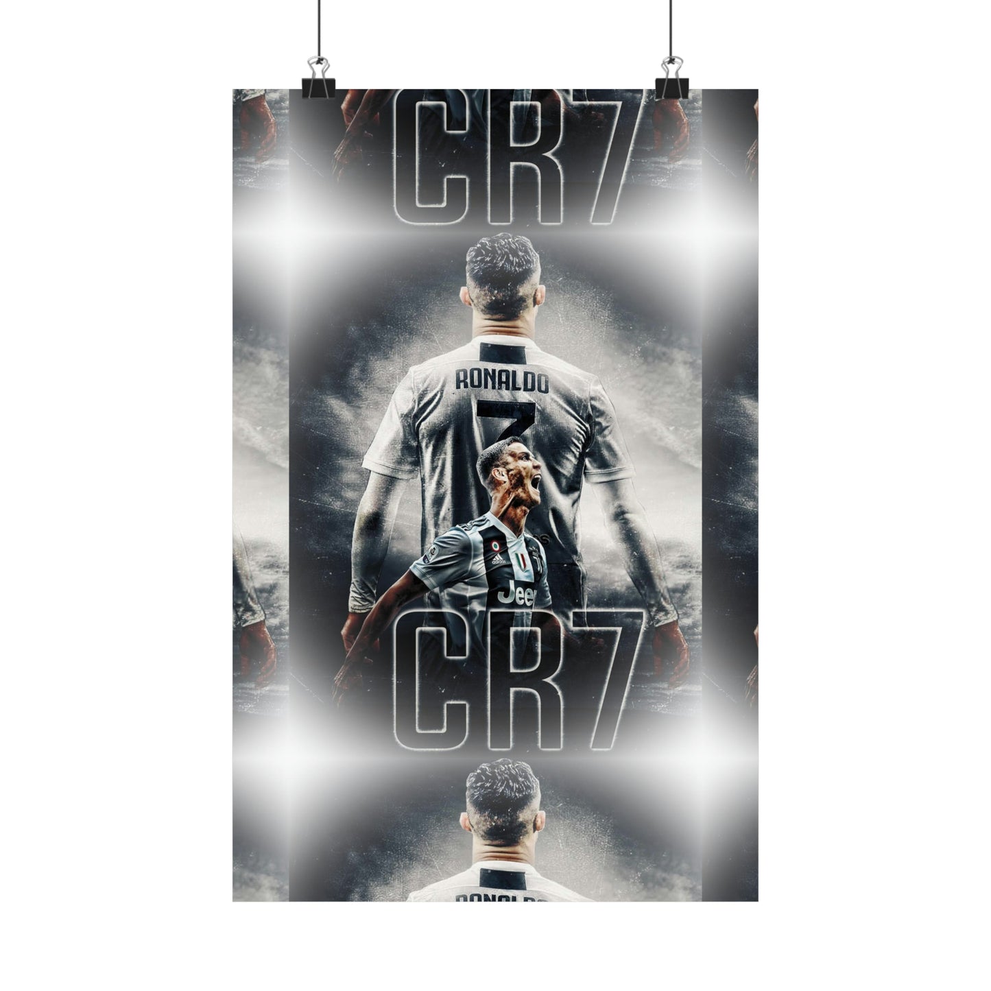 Cristiano Ronaldo Matte Vertical Posters