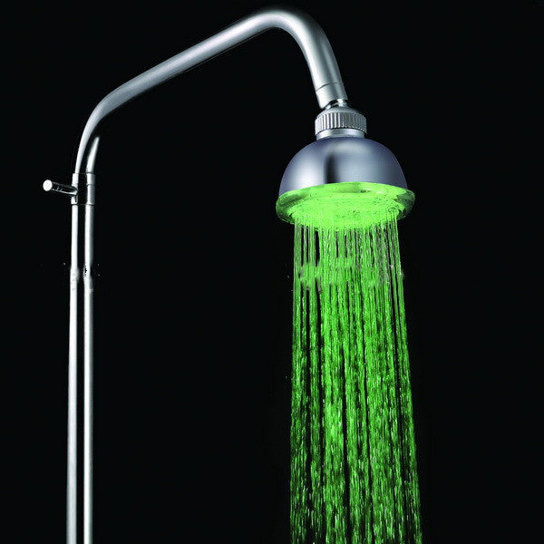 Romantik LED Duş Başlığı Basınçlı Su Tasarrufu Ayarlanabilir 7 Renkli LED Duş Başlığı Facut Ev Banyo LED Duş Yağmurlama