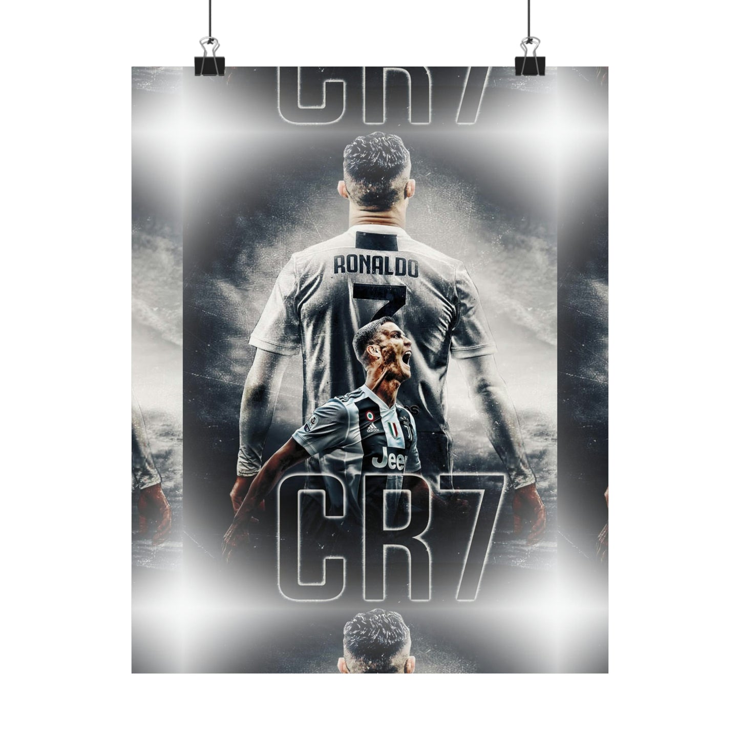 Cristiano Ronaldo Matte Vertical Posters