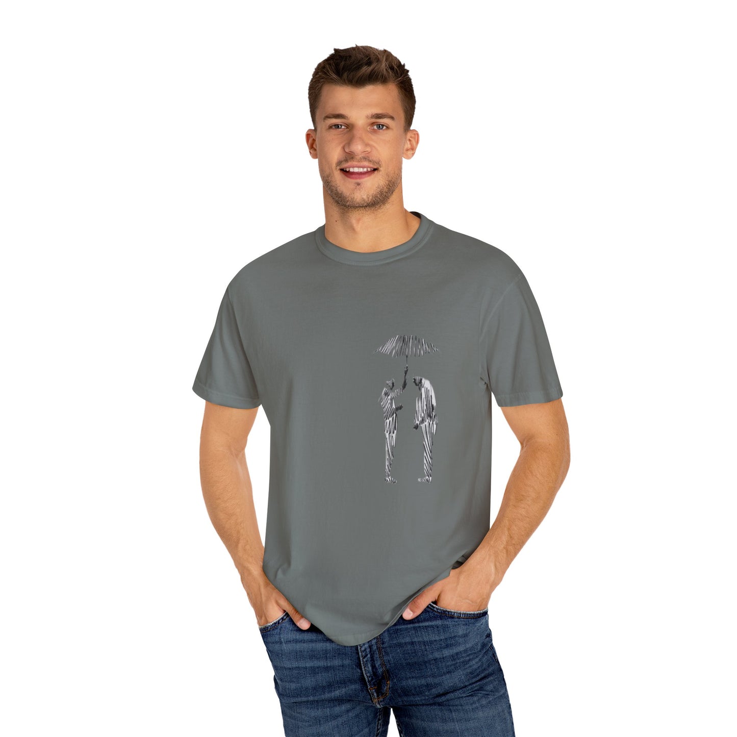 Unisex Giysi Boyalı Tişört