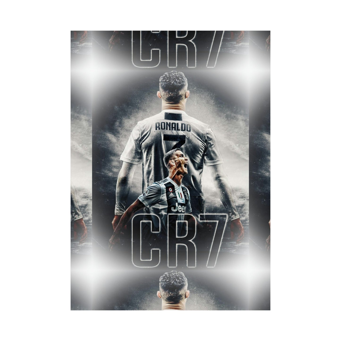 Cristiano Ronaldo Matte Vertical Posters