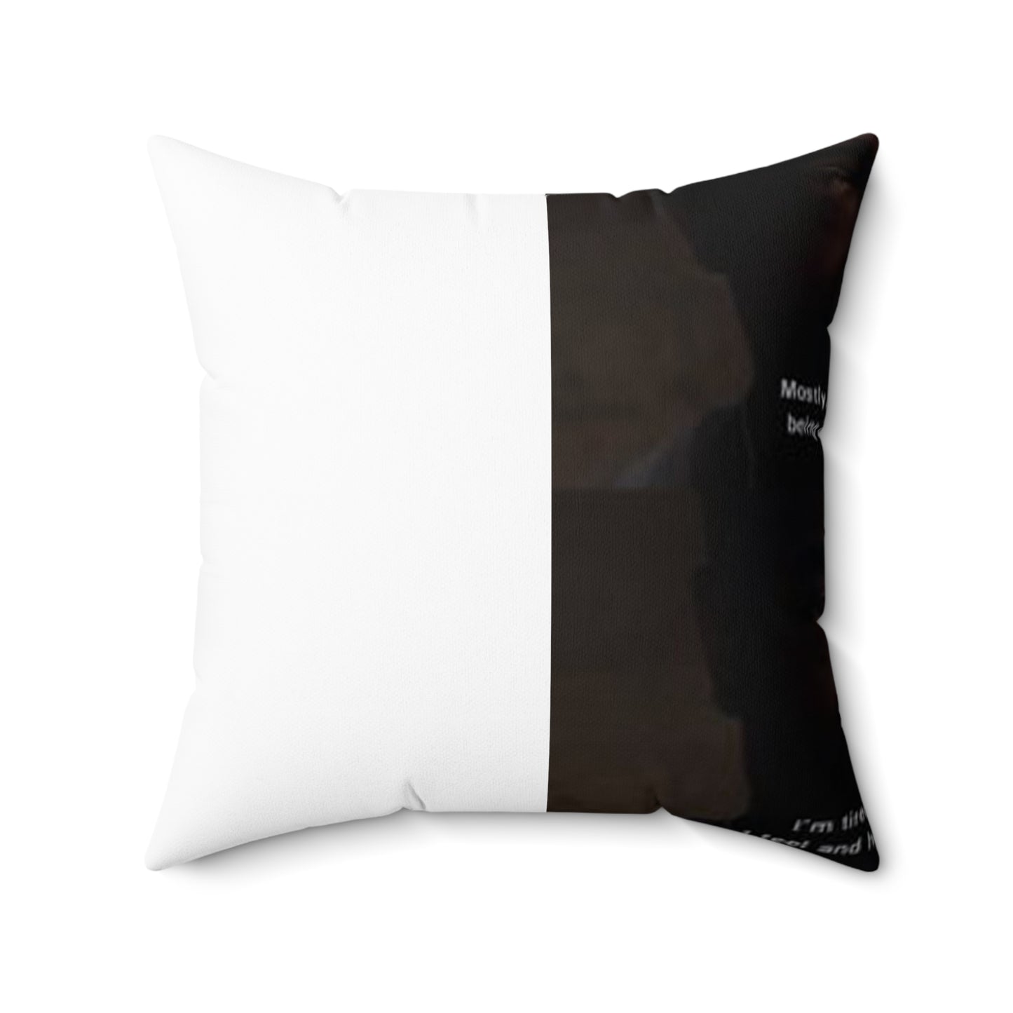 Spun Polyester Square Pillow