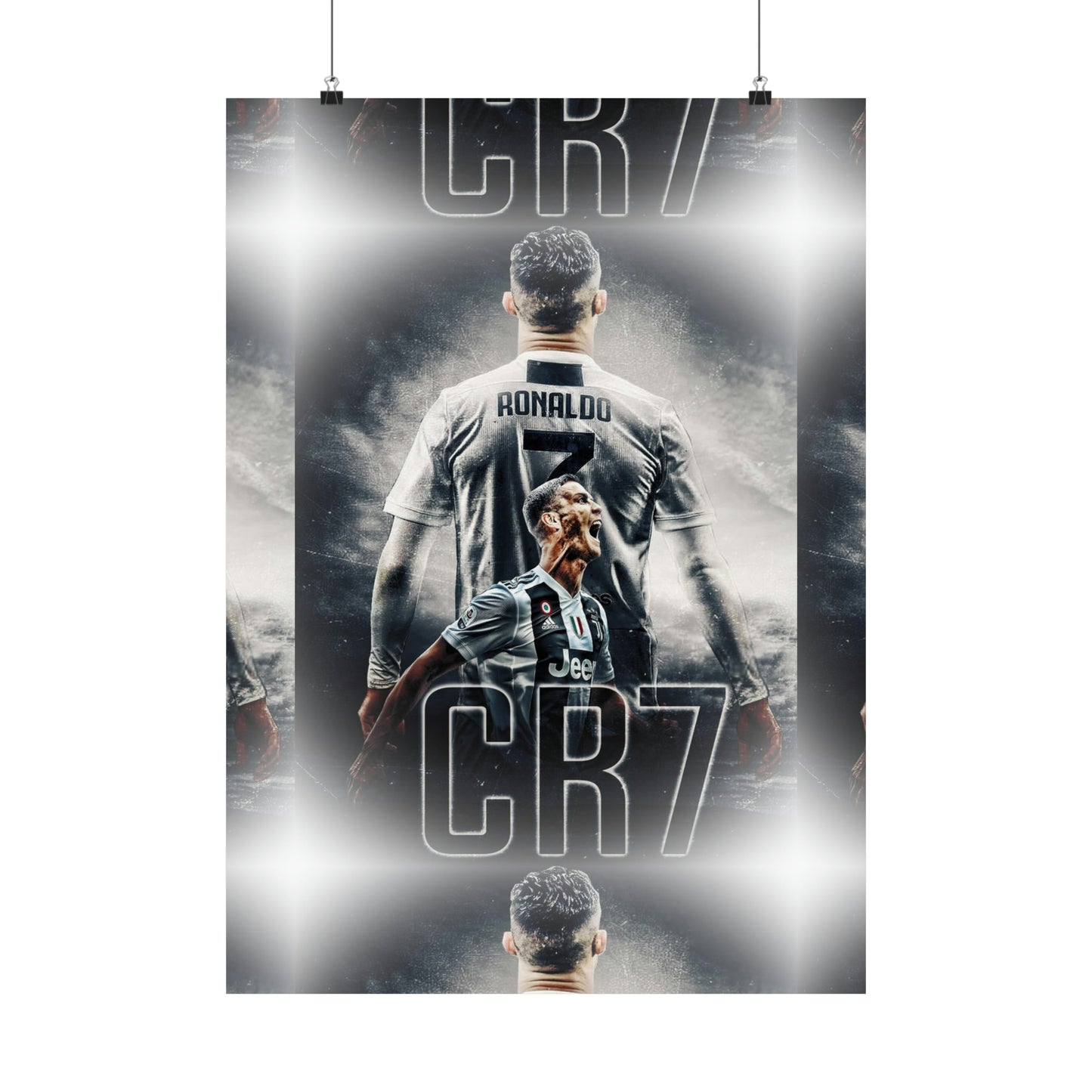 Cristiano Ronaldo Matte Vertical Posters