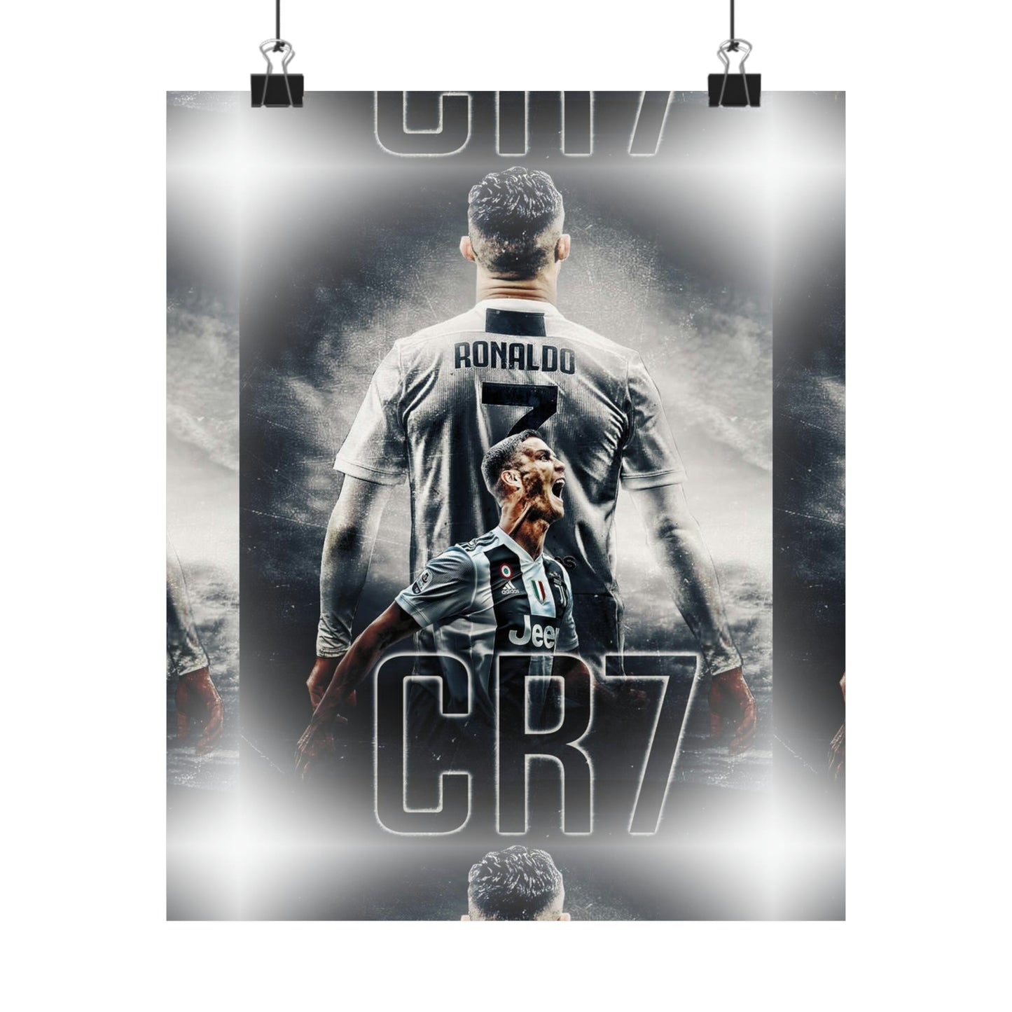 Cristiano Ronaldo Matte Vertical Posters