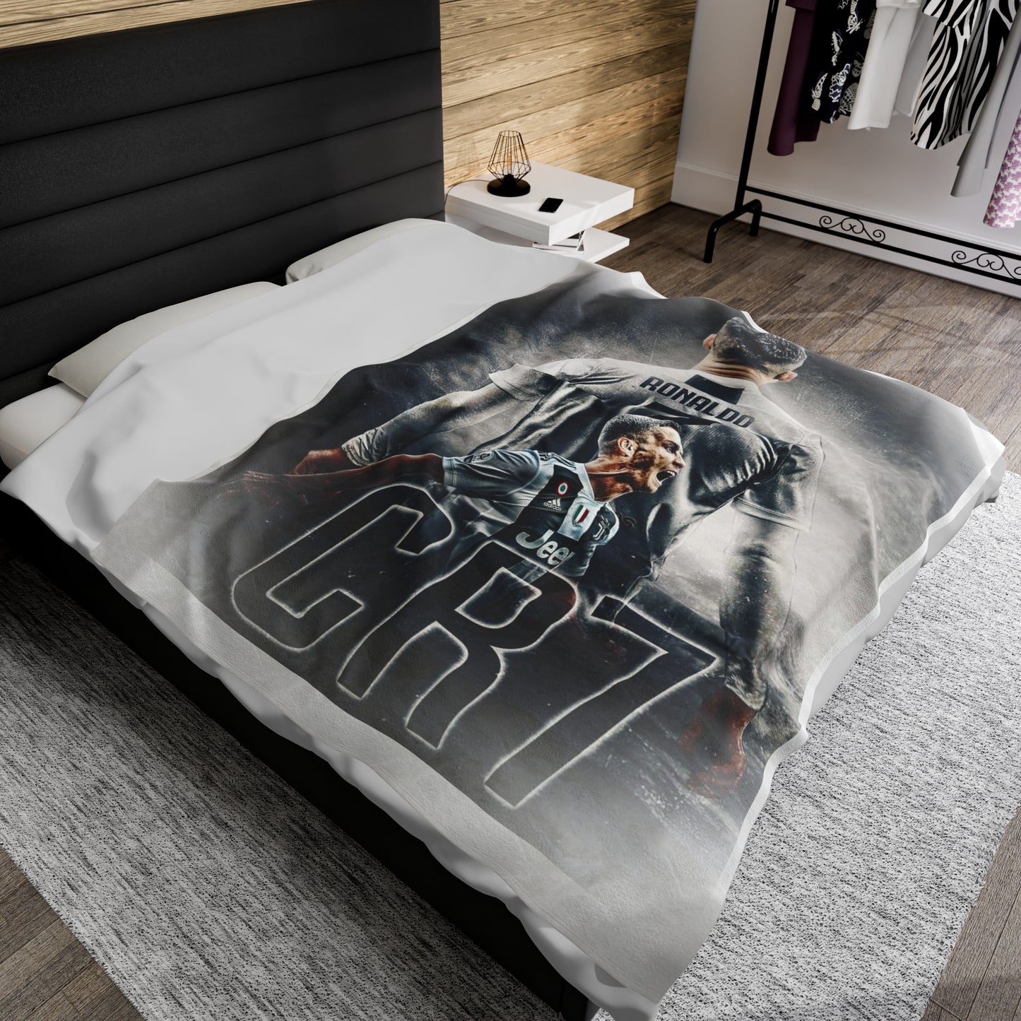 Cristiano Ronaldo Velveteen Plush Blanket