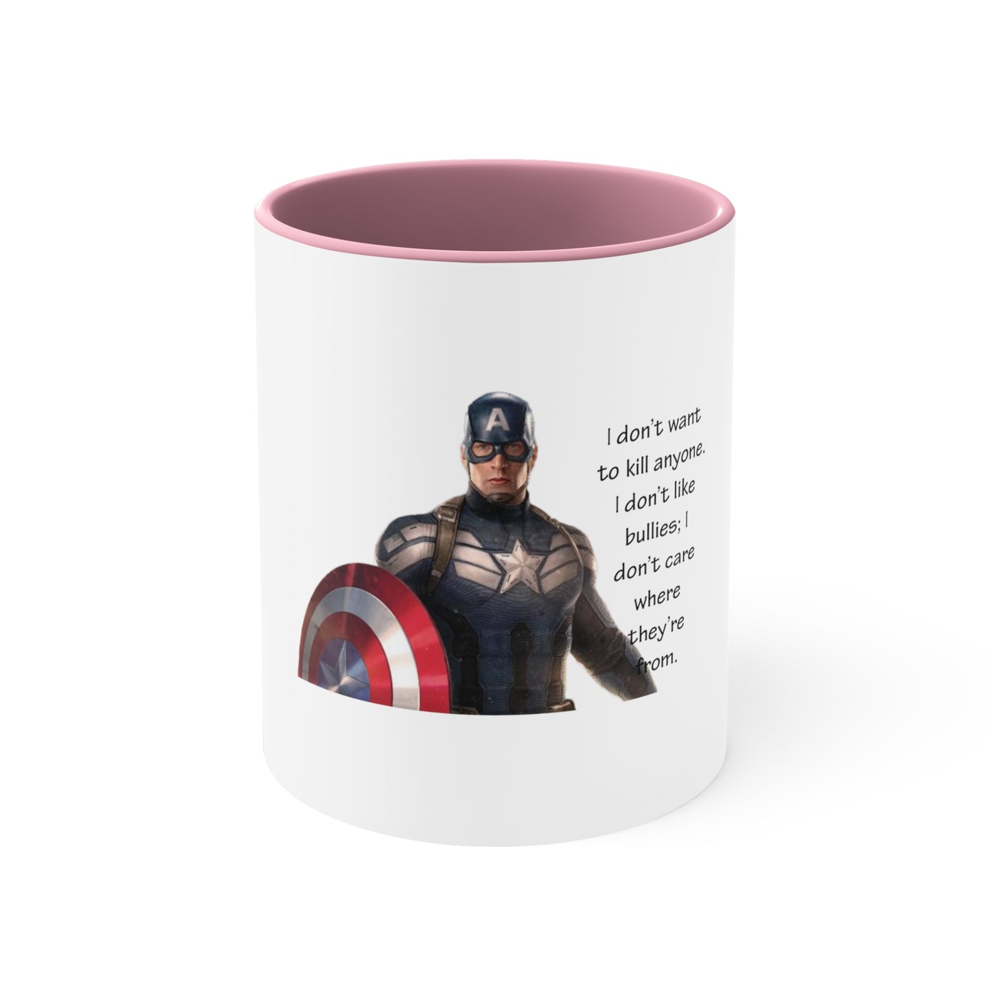 Captain Amerika Accent Coffee Mug, 11oz