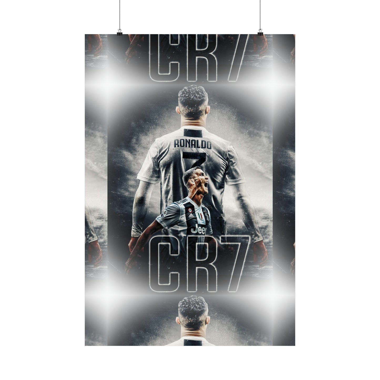 Cristiano Ronaldo Matte Vertical Posters