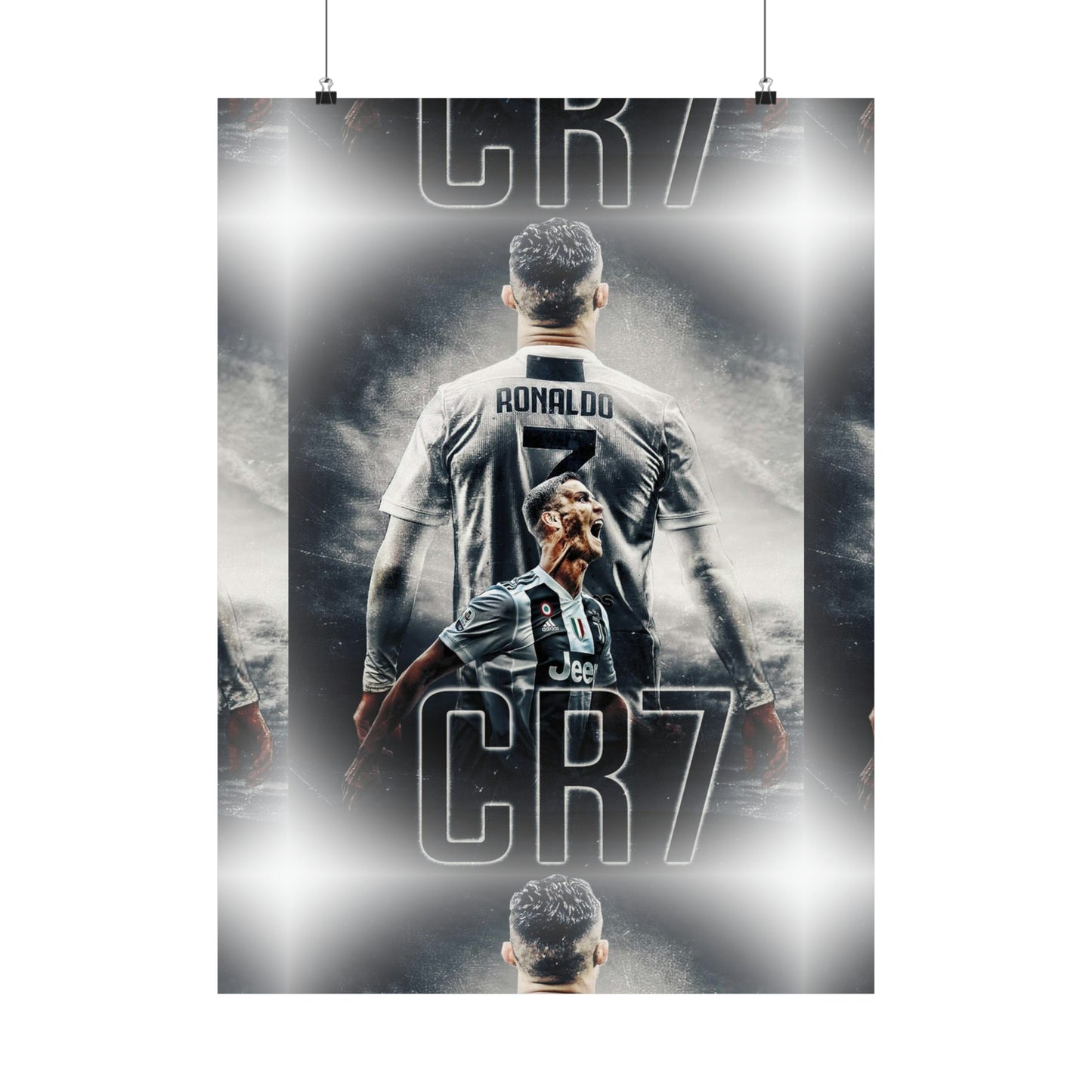 Cristiano Ronaldo Matte Vertical Posters