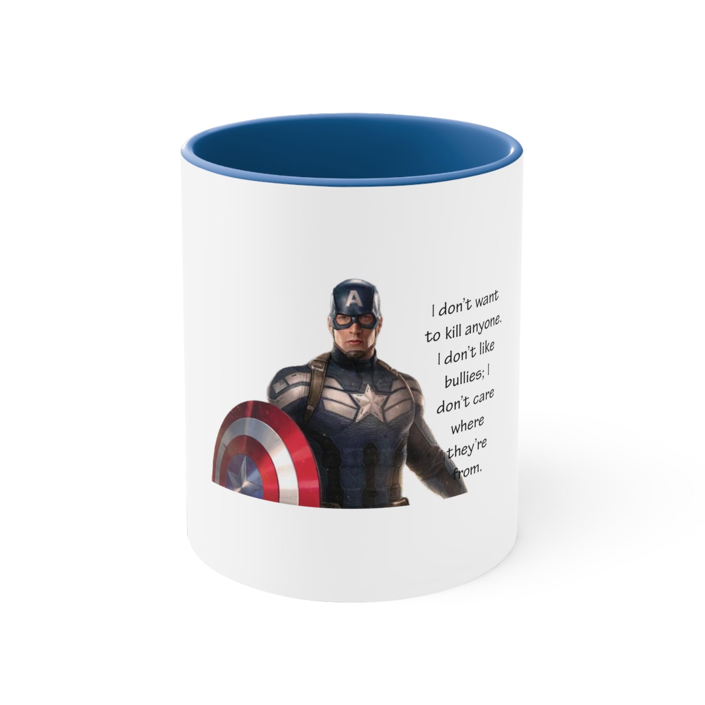 Captain Amerika Accent Coffee Mug, 11oz