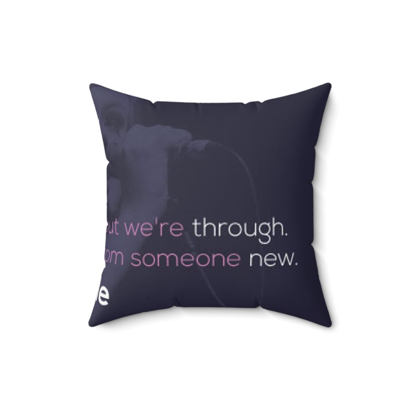 Adele Spun Polyester Square Pillow