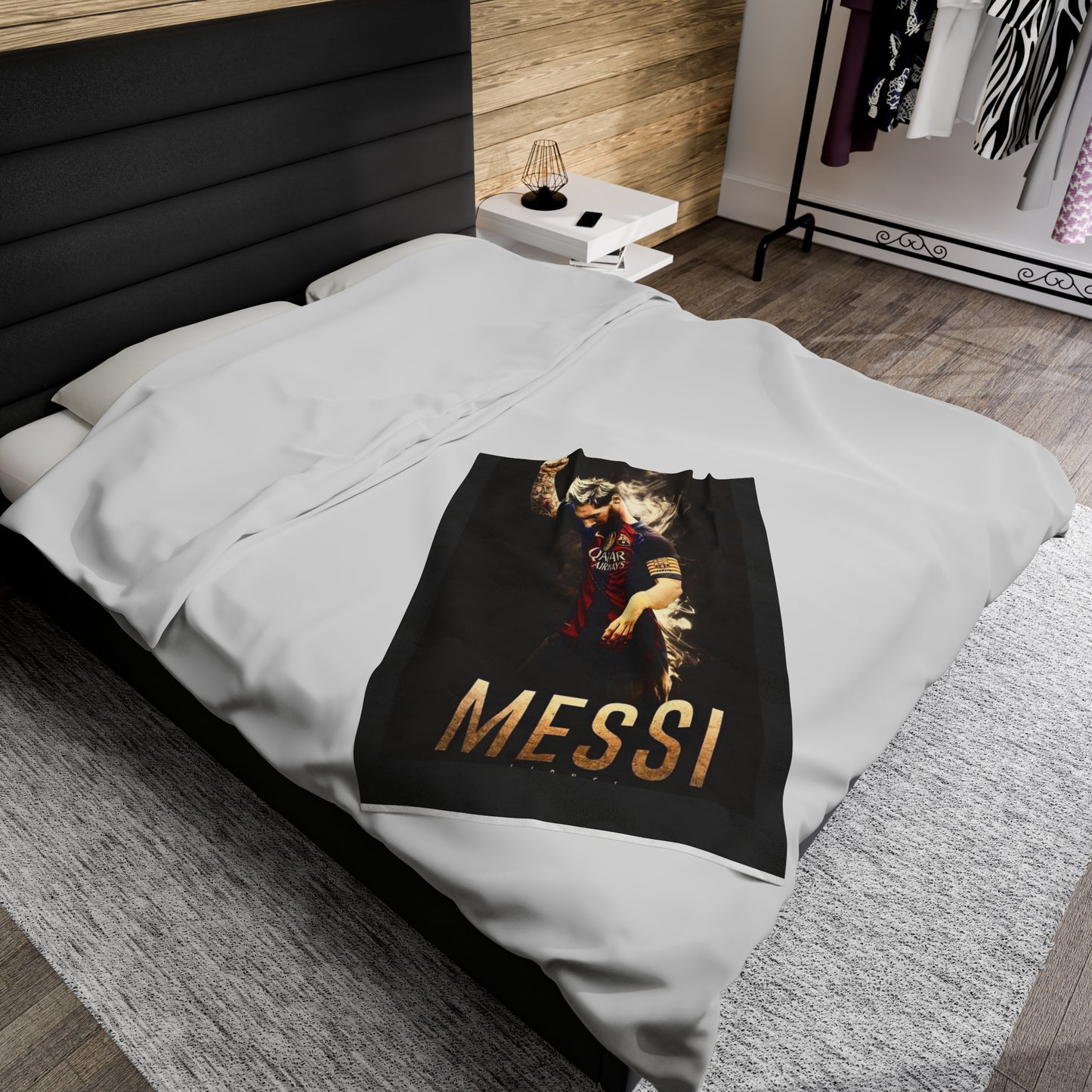 Lionel Messi Velveteen Plush Blanket
