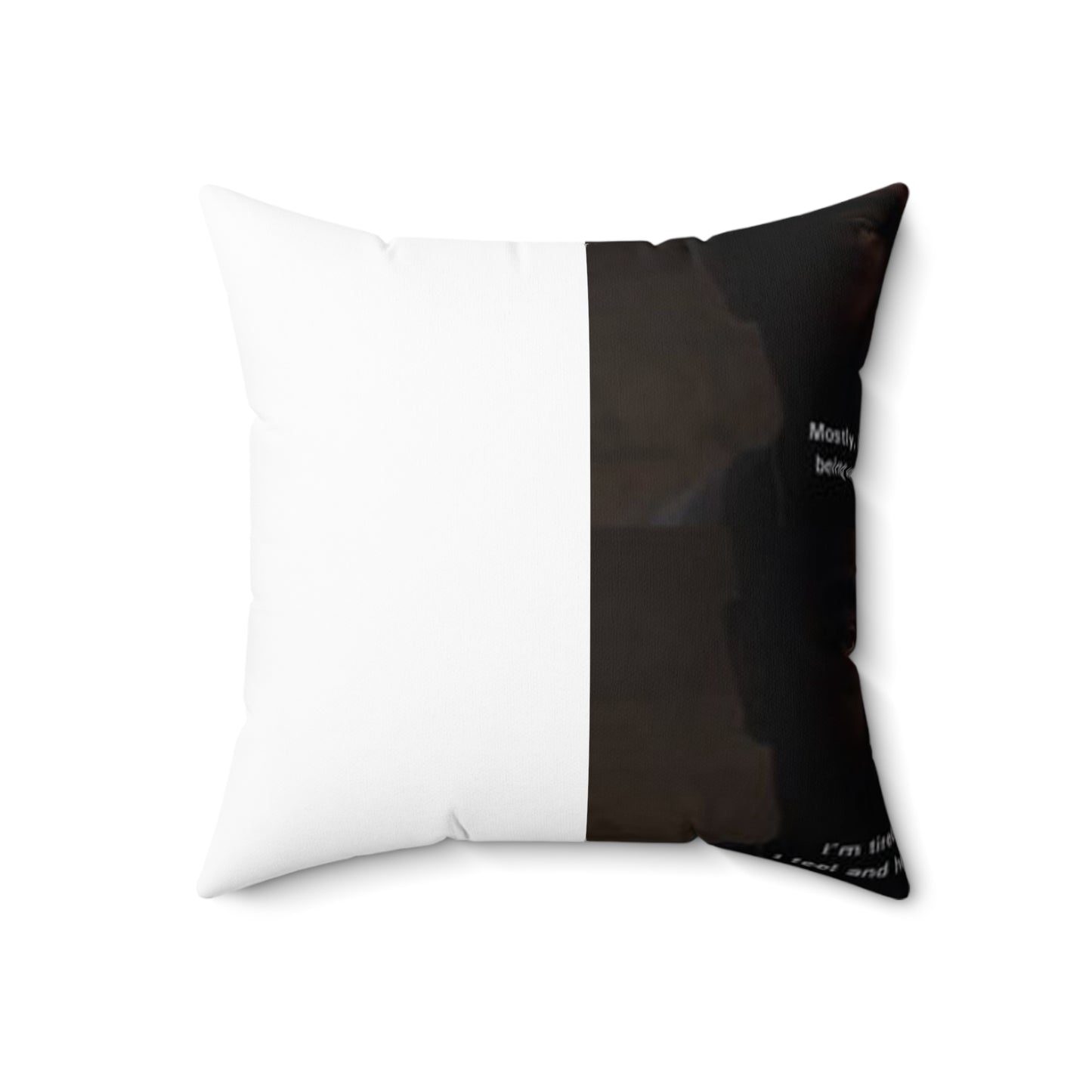 Spun Polyester Square Pillow