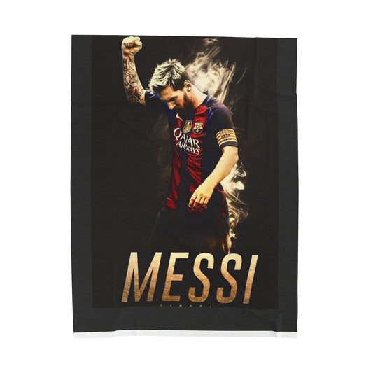 Lionel Messi Velveteen Plush Blanket