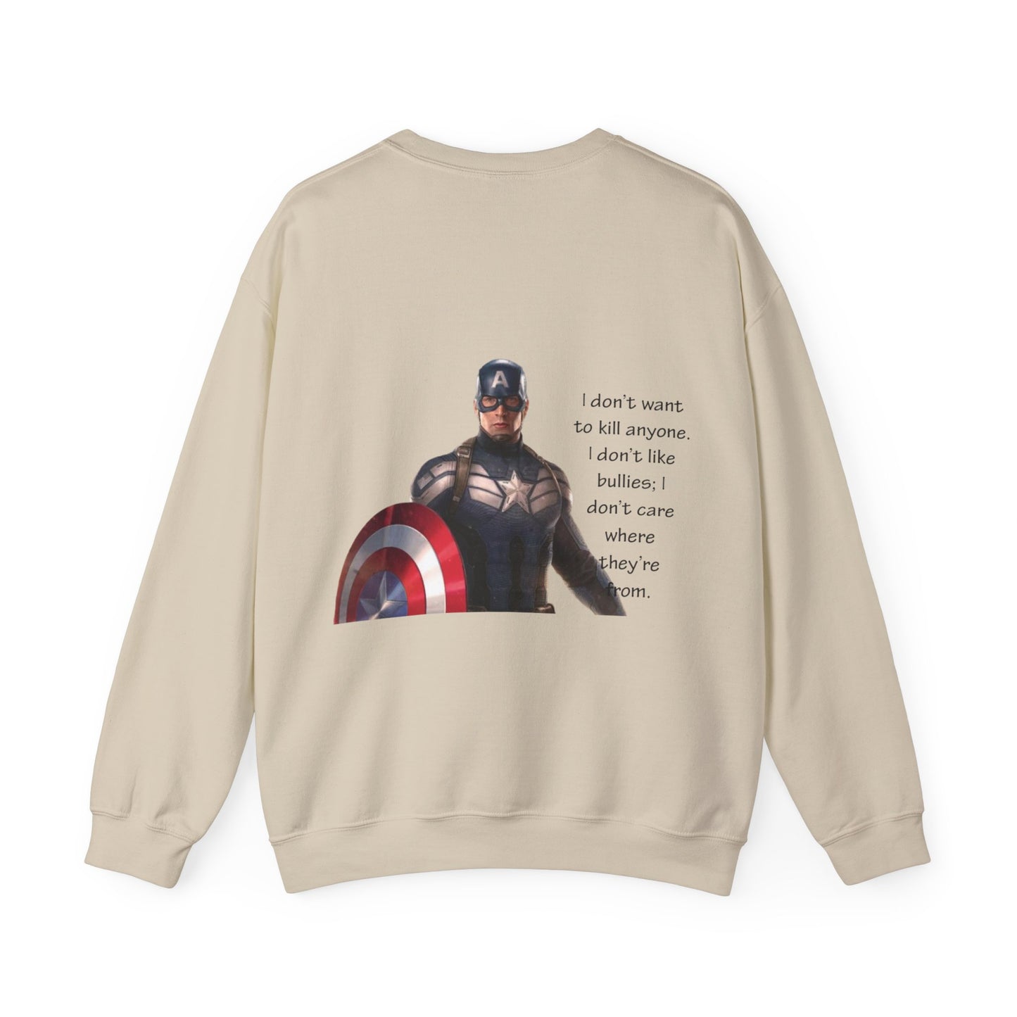 Captain Amerika Unisex Heavy Blend™ Bisiklet Yaka Tişört