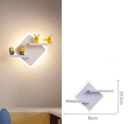 Minimalist sanat oturma odası duvar dekorasyonu lambaları
