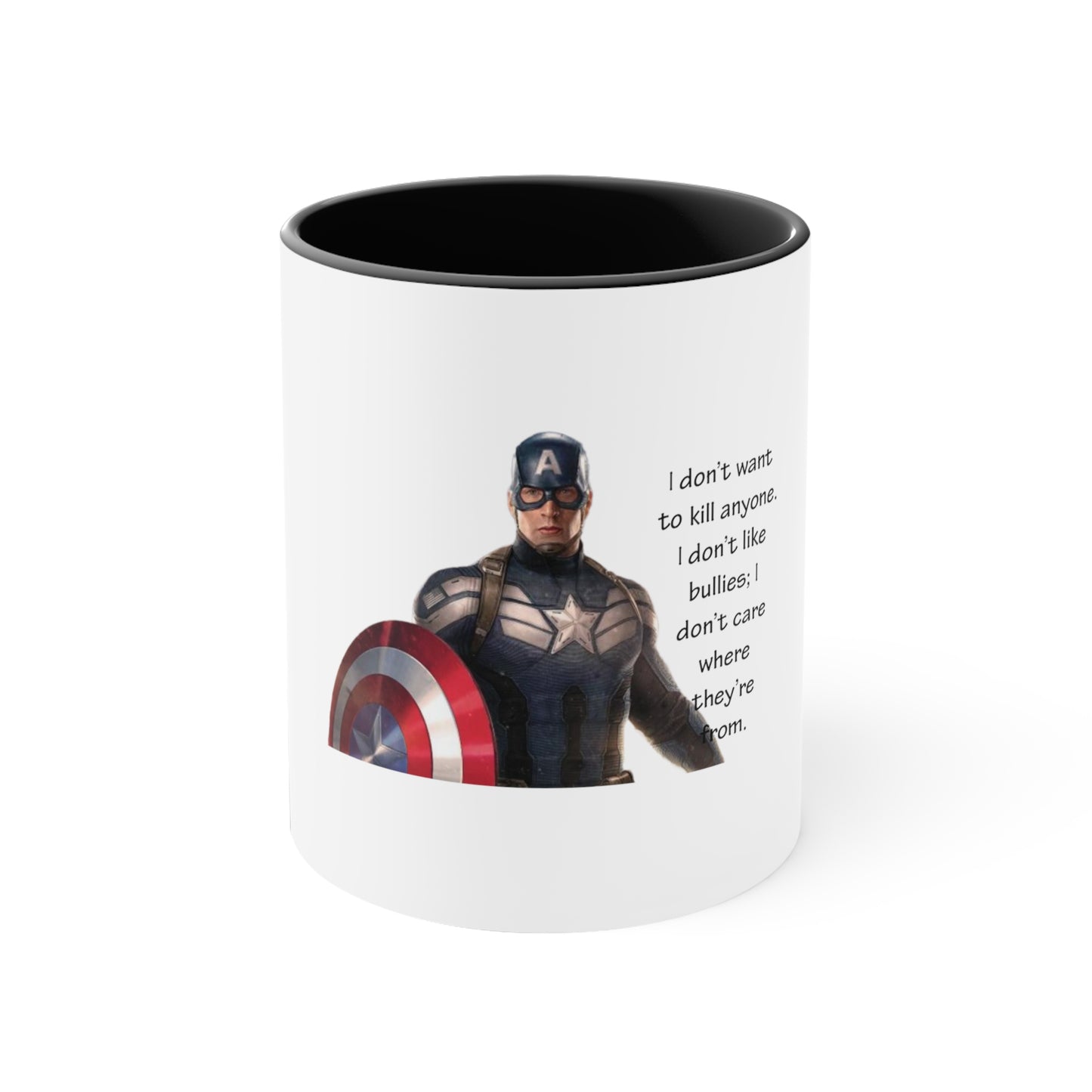 Captain Amerika Accent Coffee Mug, 11oz