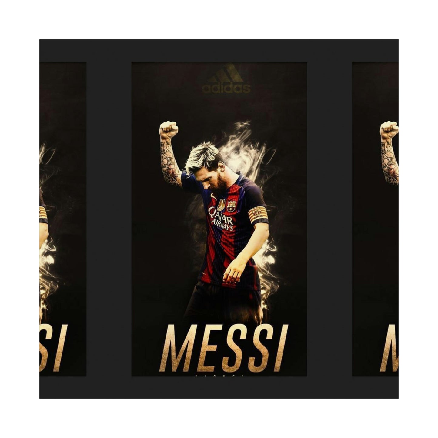 Messi Matte Vertical Posters