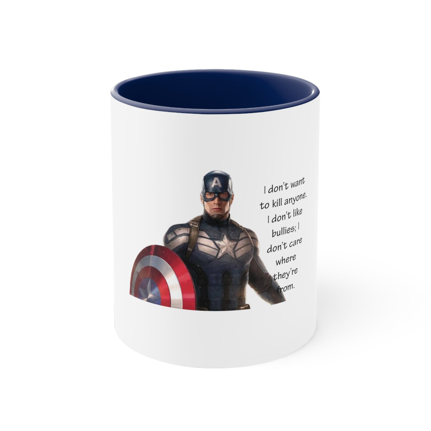 Captain Amerika Accent Coffee Mug, 11oz