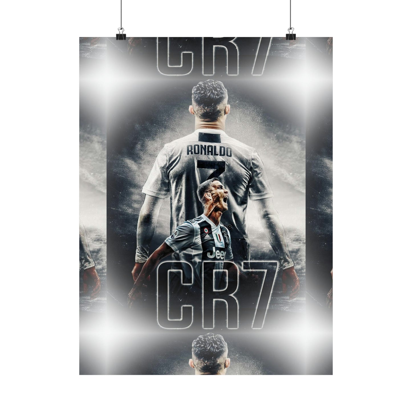 Cristiano Ronaldo Matte Vertical Posters